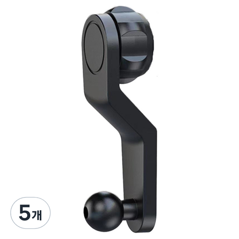 비잽 차량용 볼 마운트 핸드폰 거치대 길이 연장 17mm, 5개, 블랙