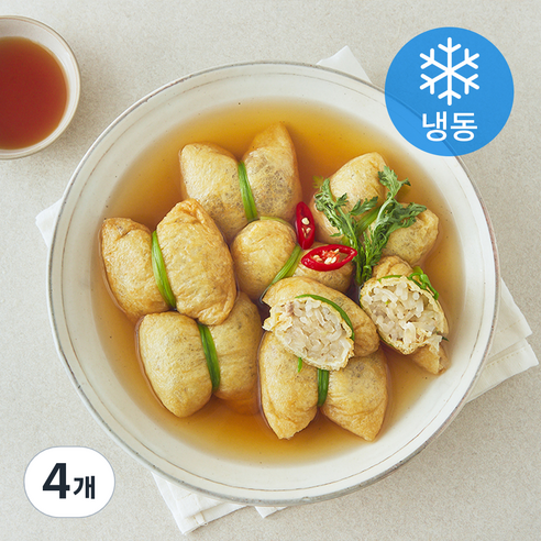 곰곰 부산깡통시장식 유부 주머니 (냉동), 406g, 4개