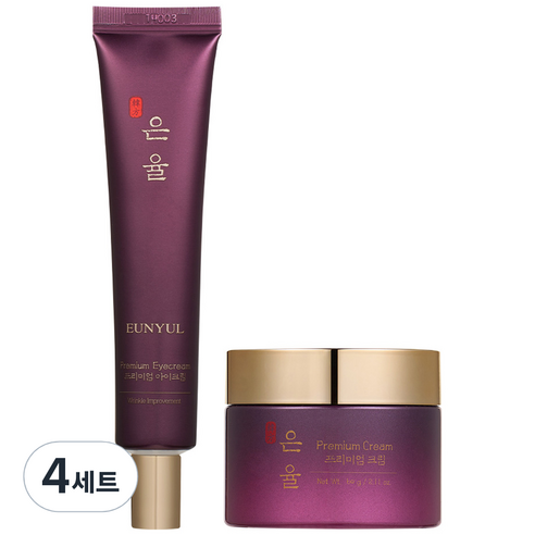 은율 프리미엄 한방 크림 + 아이크림, 4세트