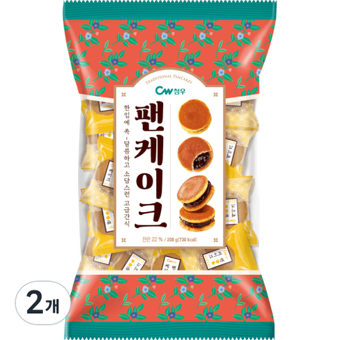 청우 팬케이크, 200g, 2개