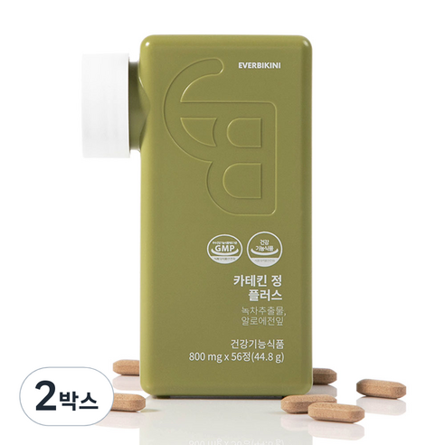 에버비키니 카테킨 정 플러스 44.8g, 56정, 2개