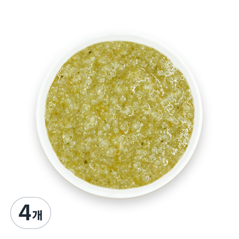 짱죽 유아용 실온 이유식 중기1, 160g, 4개, 시금치버섯죽