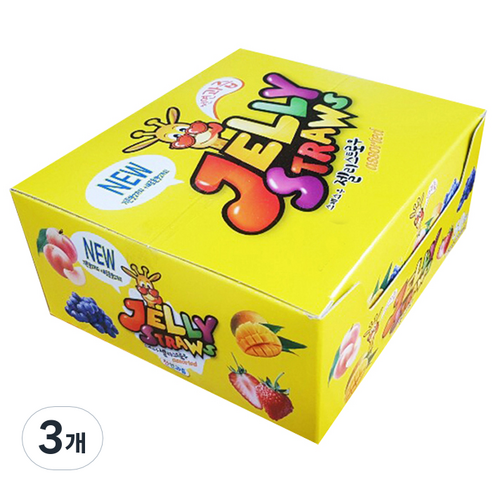 스페쇼우 젤리스트로우 4가지맛, 965g, 3개