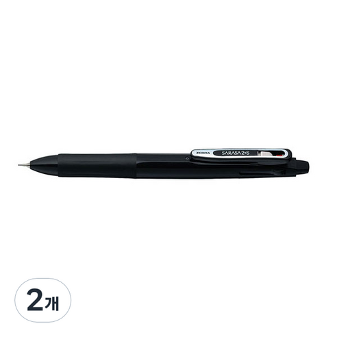 제브라 사라사 멀티펜 2+SB SJ2, 다크블랙, 2개