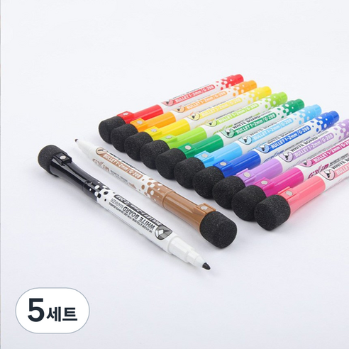 gxin 마그네틱 보드마커펜 8색 세트, 혼합색상, 5세트
