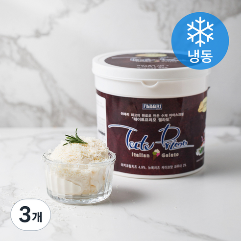 테이트프리모 젤라또 치즈케이크 (냉동), 750g, 1개입, 3개