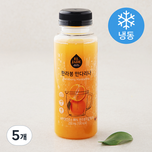 엘제이드 한라봉 만다리나 주스 (냉동), 250ml, 5개