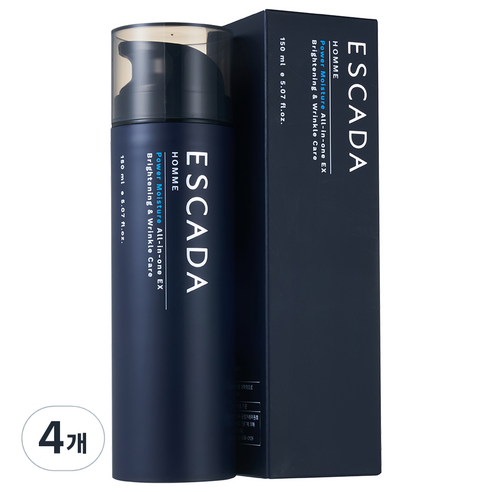 에스까다 옴므 파워 모이스춰 올인원 EX, 150ml, 4개