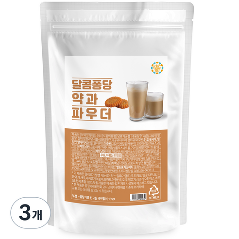 달콤퐁당 약과 파우더 1kg, 1개입, 3개