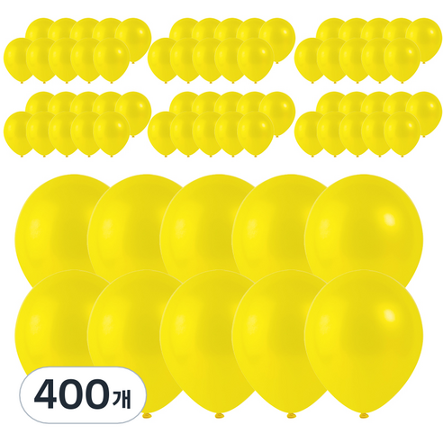 로켓풍선 30cm, 펄 옐로우, 400개