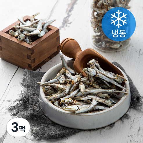 수산물이력제 국물용 멸치 (냉동), 500g, 3팩
