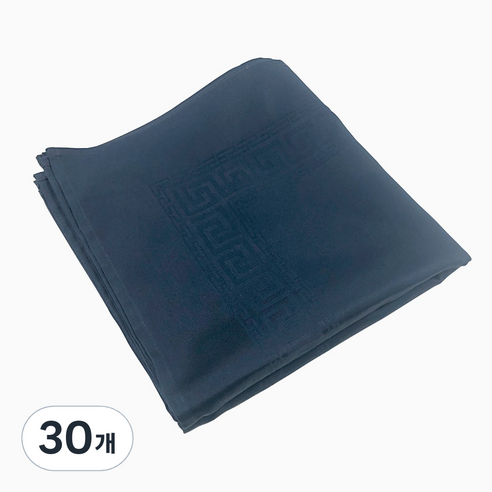 바리스타 린넨 타올 카페 순면행주 네이비, 30개