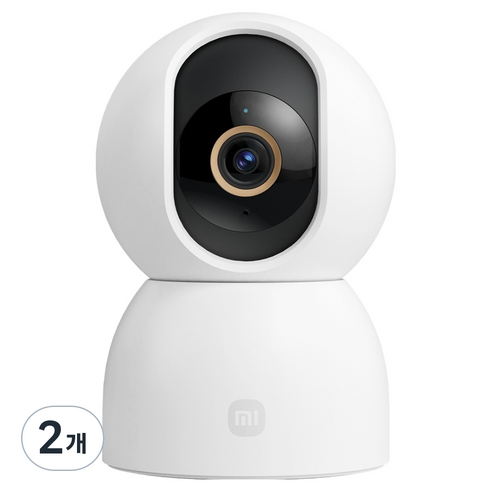 샤오미 C500 600만 화소 3.5K 고화질 Wi Fi 홈캠 실내용, 2개, MBC54