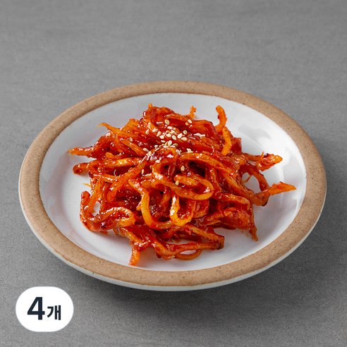 반찬천국 오징어 고추장진미채, 180g, 4개