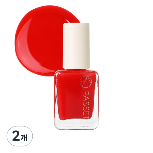 파셋 셀럽 네일컬러 폴리쉬 매니큐어 7ml, 14 스트로베리레드, 2개