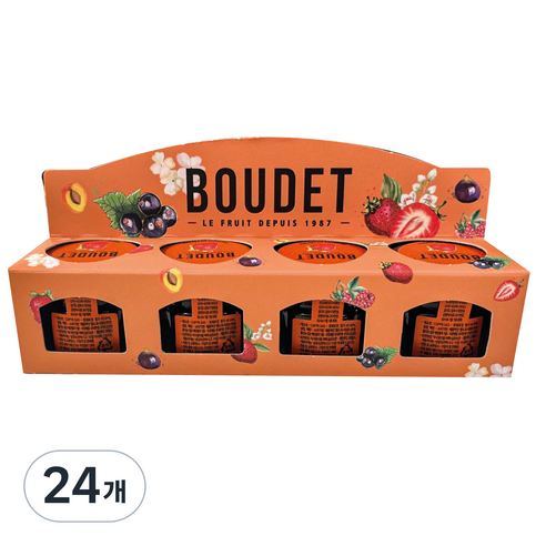 부데 딸기잼 포션, 28g, 24개