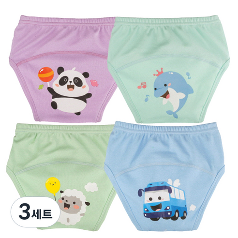 아가짱 프랜들리 배변훈련팬티 4p세트, A, 3세트