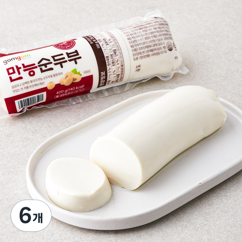 곰곰 만능 순두부, 400g, 6개