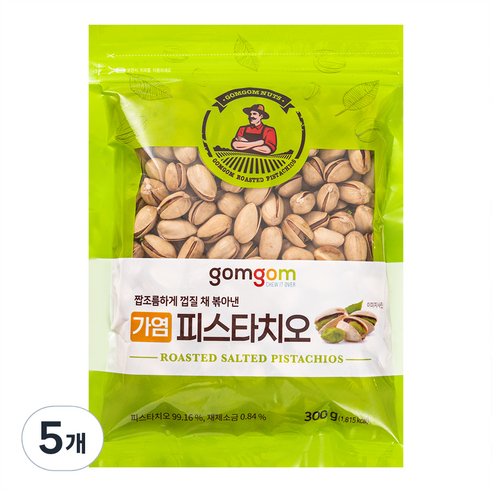 곰곰 가염 피스타치오, 300g, 5개