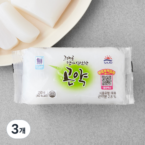 대림선 사조 곤약, 250g, 1개입, 3개