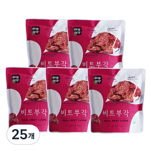 티각태각 비트부각, 30g, 25개