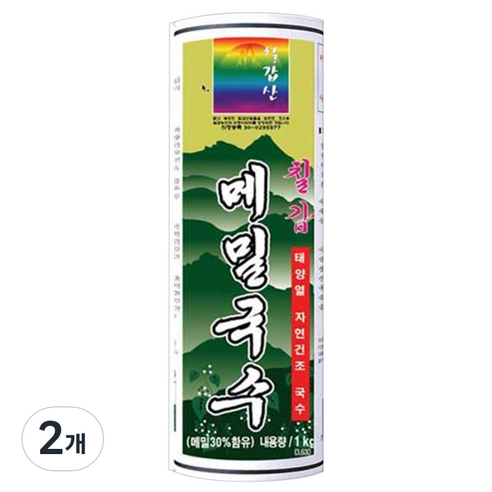칠갑농산 메밀국수, 1kg, 2개