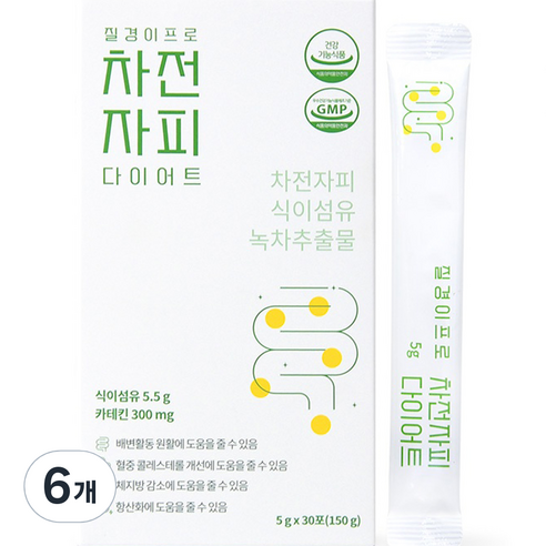 질경이 프로 차전자피 다이어트 30p, 150g, 6개