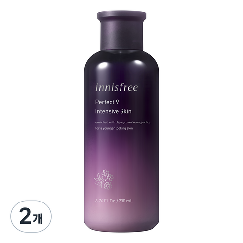 이니스프리 퍼펙트 9 인텐시브 스킨, 2개, 200ml