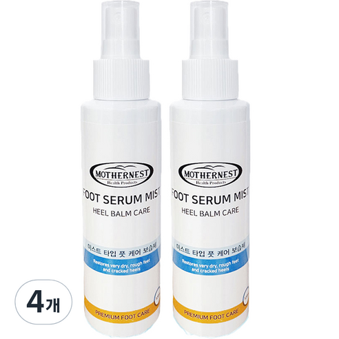 마더네스트 미스트 풋케어 보습제 120ml, 1개입, 4개