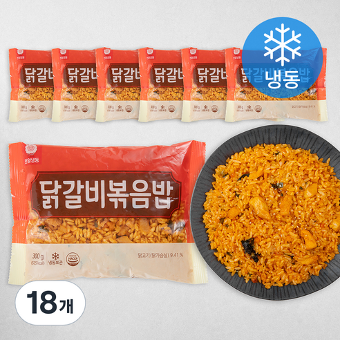 천일식품 닭갈비 볶음밥 (냉동), 300g, 18개