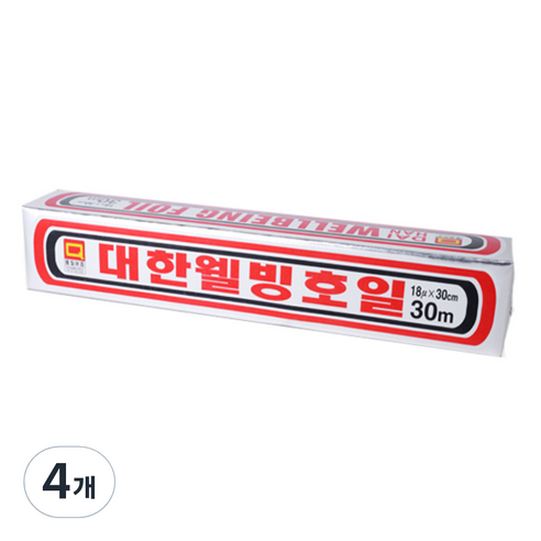대한웰빙 호일 18마이크로, 4개