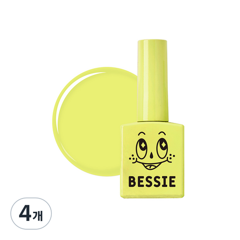 베씨 컬러 젤 11ml, G01 아보카도 속살, 4개