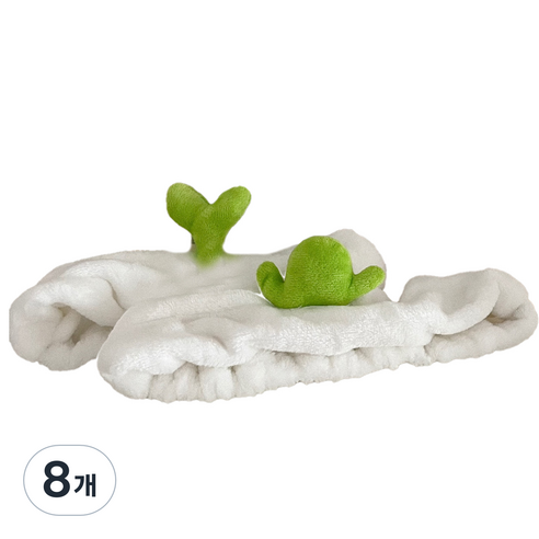 선인장 + 새싹 세안 밴드, 혼합색상, 8개