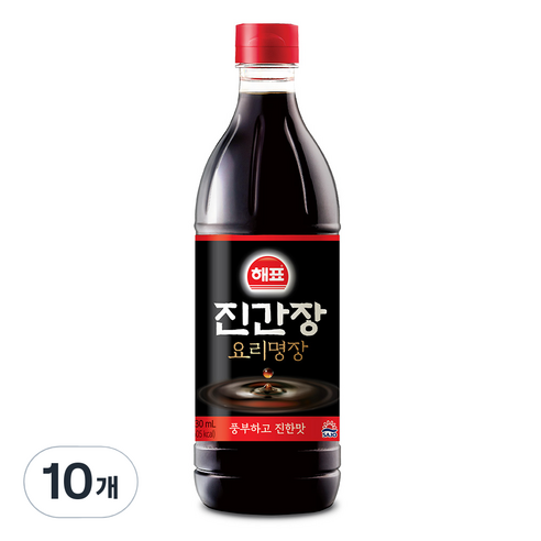 진간장, 930ml, 10개