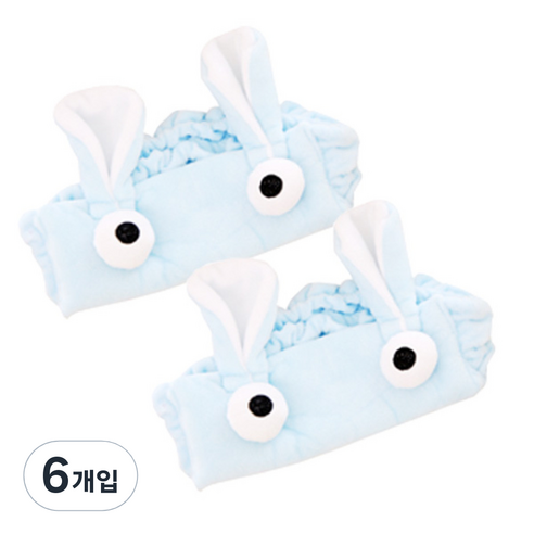 더자카 파스텔레빗 세안밴드, Y377LBBI258, 6개