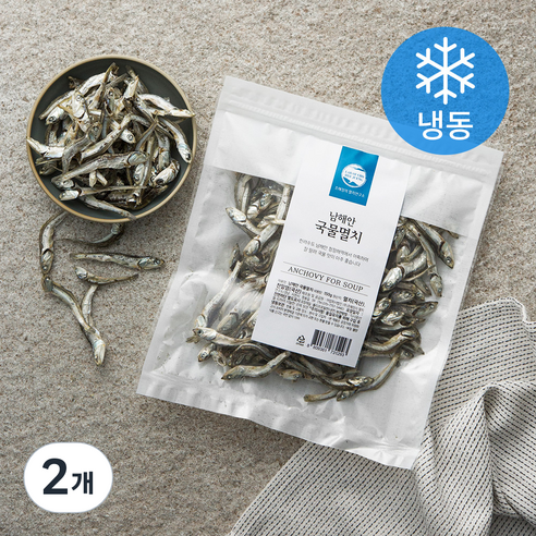 남해안 국물멸치 (냉동), 150g, 2개