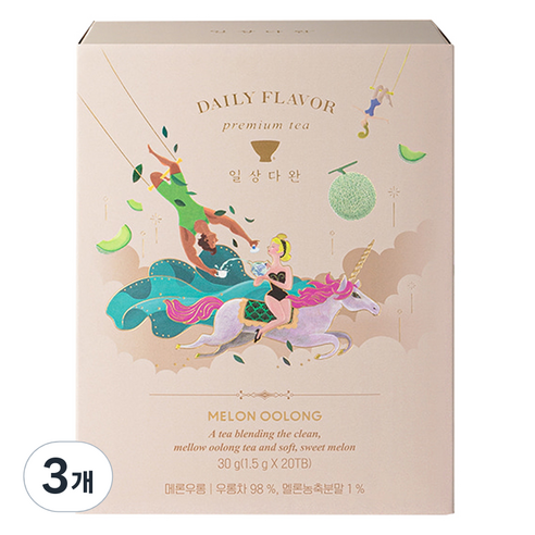 일상다완 메론우롱차, 1.5g, 20개입, 3개