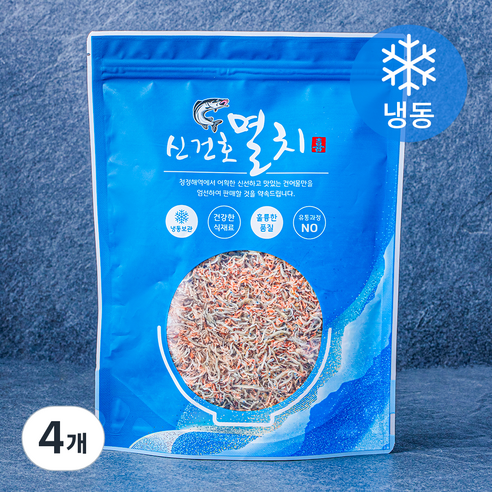 신건호멸치 밥새우 섞인 멸치 후리가케 볶음용 (냉동), 4개, 150g