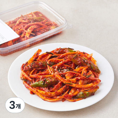 달래오이도라지무침, 120g, 3개