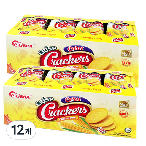 우리가스토리 리브라 콘 크리스프 크래커, 855g, 12개