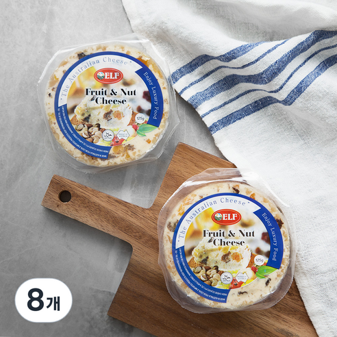 ELF 프루츠 너트 치즈, 125g, 1개입, 8개