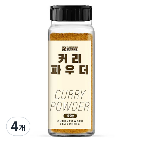 조은약초 커리 파우더, 90g, 4개