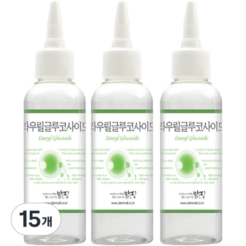 맑을담 라우릴글루코사이드 뷰티소품 100ml, 15개
