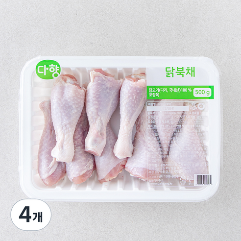 다향 닭 북채 (냉장), 4개, 500g