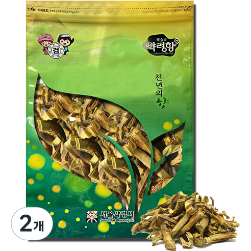 천지가약초 볶은 작두콩차, 500g, 2개