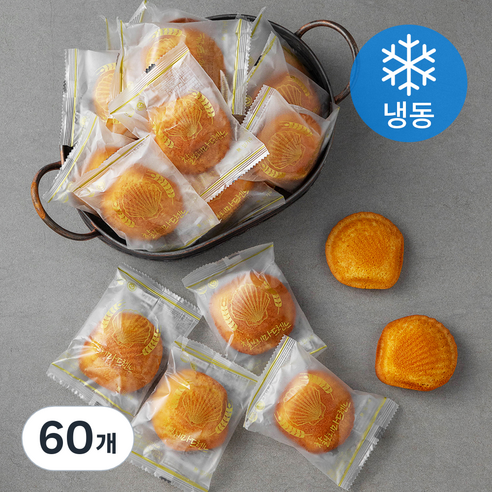 아이스 찰보리 마들렌 (냉동), 25g, 60개
