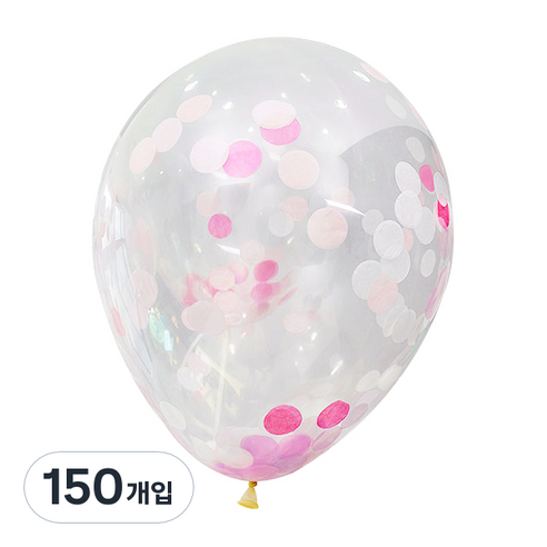 파티팡 컨페티벌룬 30cm, 러블리, 150개입