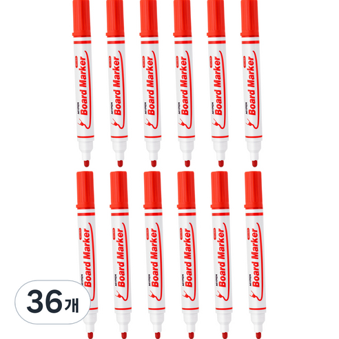 마이펜 보드마카, RED, 36개