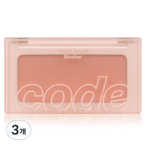 코드글로컬러 무드터치 블러셔 3.5g, 08 실크 진저, 3개