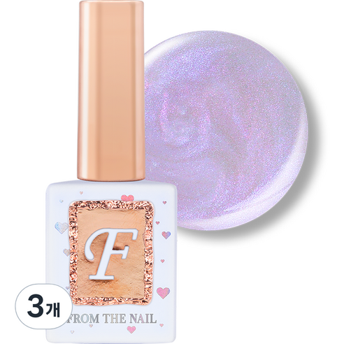 프롬더네일 GLITTER GEL FU06, 10g, 3개